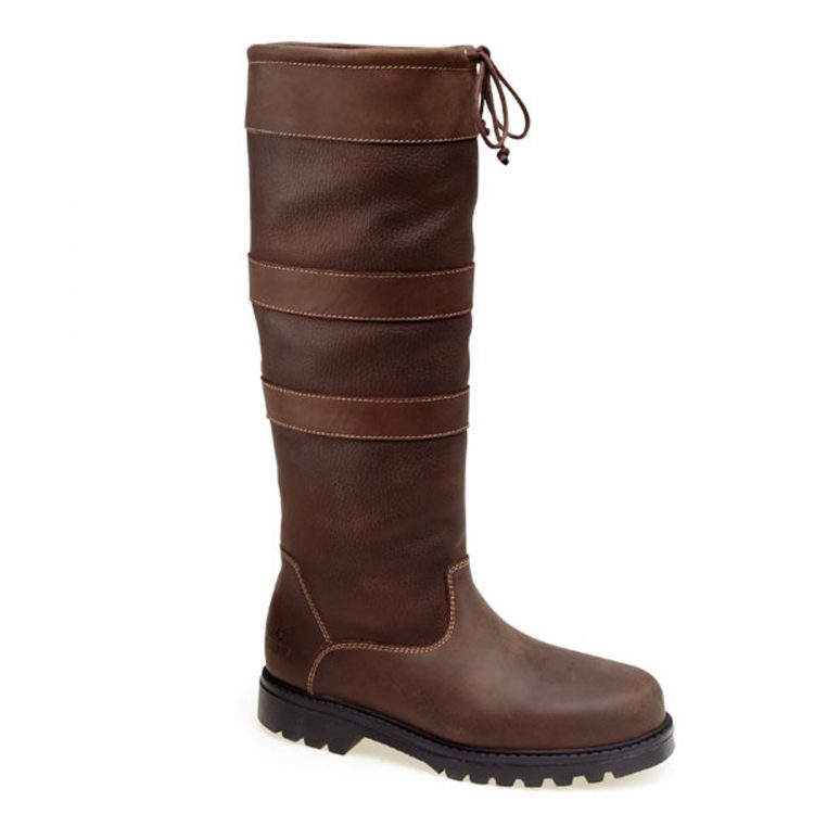 Holkham country long leather boots