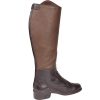 Burnham brown long leather boots