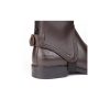 Brown leather gaiters